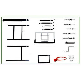 Баскетбольный щит BOARD48P 120*80см