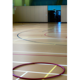 Обруч гимнастический стальной 90см 900г