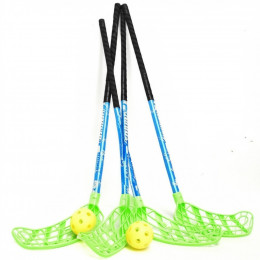 Клюшка для флорбола детская 65 см с мячом